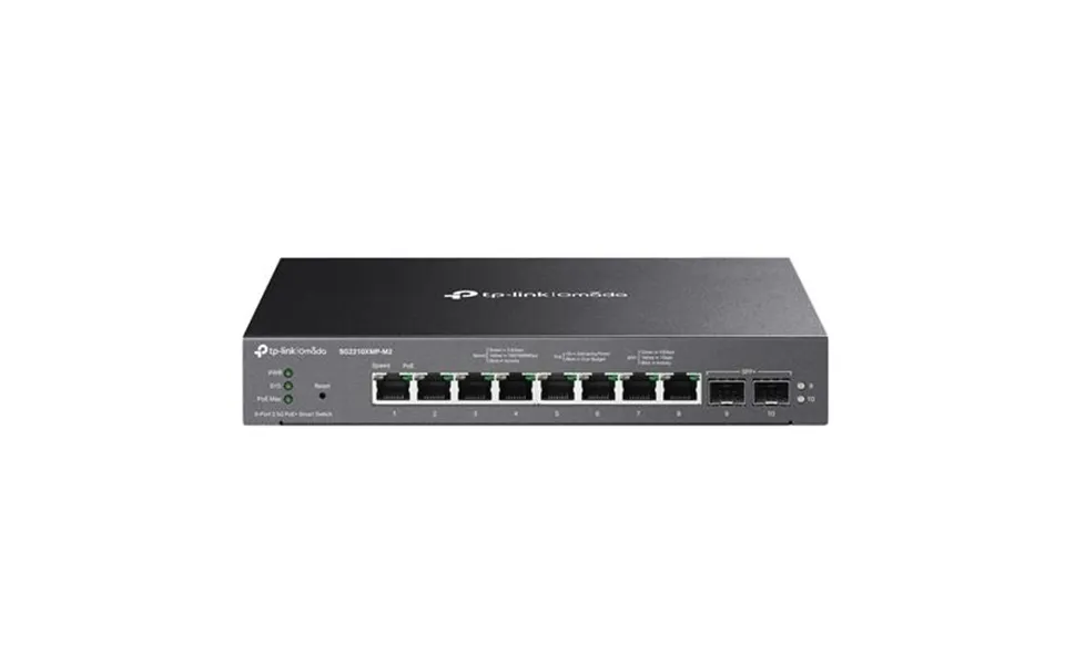 Tp-link Omada 8-port 2.5gbase-t And 2-port 10ge Sfp Smart Switch With 8-port Poe