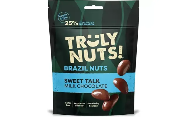 Truly Nuts Milk Chocolate Brazil Nuts One Tree Planted For Every Purchase Bag 120g - 0401370