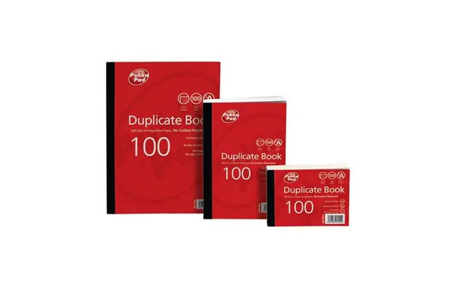 Valuex 105x130mm Duplicate Book Carbonless Ruled 1-100 Taped Cloth Binding 100 Sets Pack 5 - 6900-frm