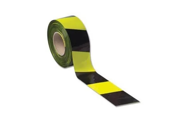Valuex Barrier Tape 75mmx500m Yellow Black - 006-0107