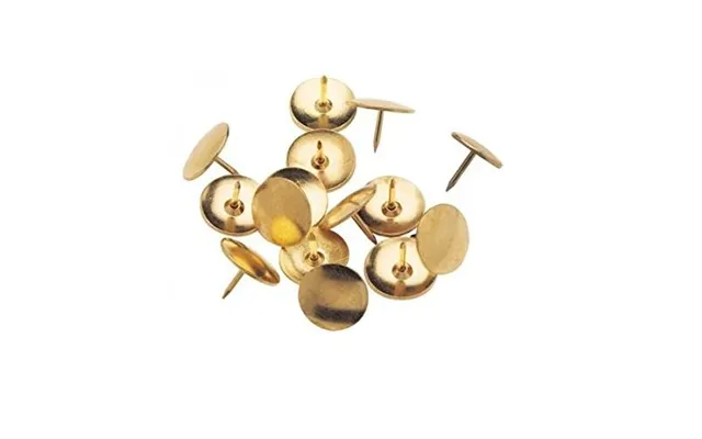 Valuex Drawing Pin 9.5mm Brass Pack 10 X 150 - 26251