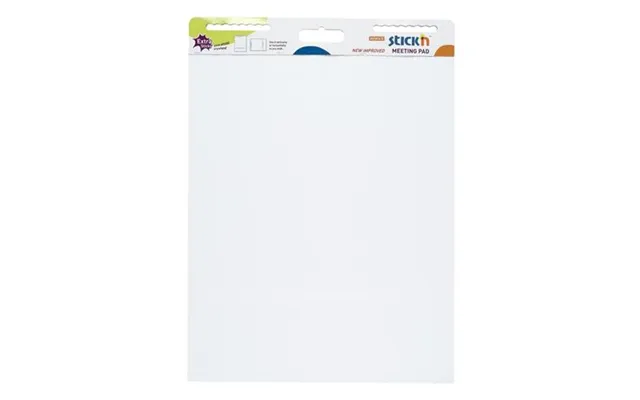 Valuex Flipchart Meeting Pad Extra Sticky 762 X 635mm 30 Sheets Per Pad Pack 2 - 21509-2