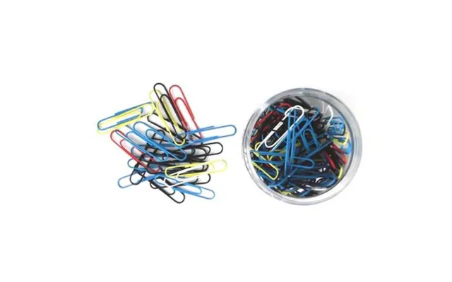 Valuex Paperclip Giant Plain 51mm Assorted Colours Pack 125 - 33301