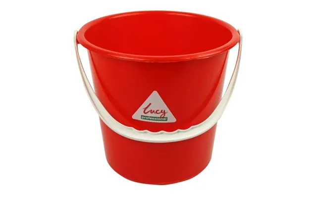 Valuex Plastic Bucket 10 Litre With Handle Red - 0907014
