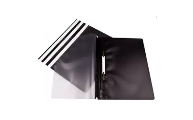 Valuex Report File Polypropylene A4 Black Pack 25 - 400198026