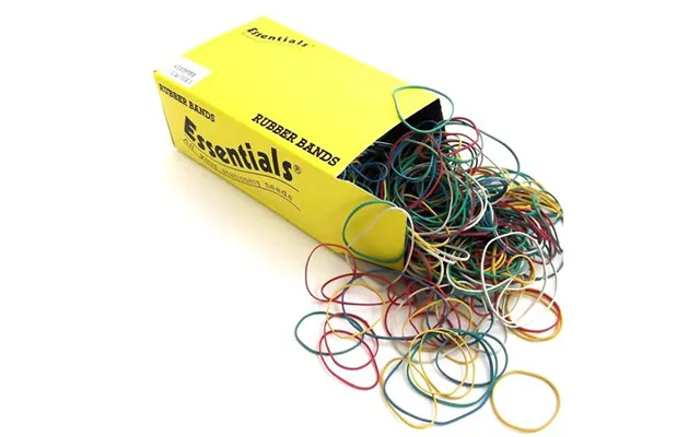 Valuex Rubber Elastic Band Assorted Sizes 454g Assorted Colours - 25631