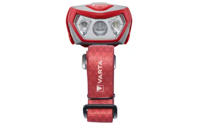 Varta Outdoor Sports H20 Pro Grey Red Headband Flashlight Led