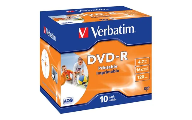 Verbatim 43521 Blank Dvd 4.7 Gb Dvd-r 10 Pc S