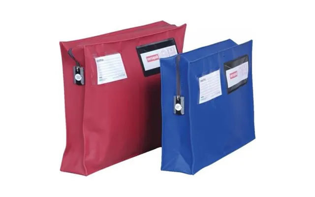 Versapak Reusable Mail Bag With Gusset And Button Seal Locking Mechanism Medium 406x305x75mm Red - Zg2-rds
