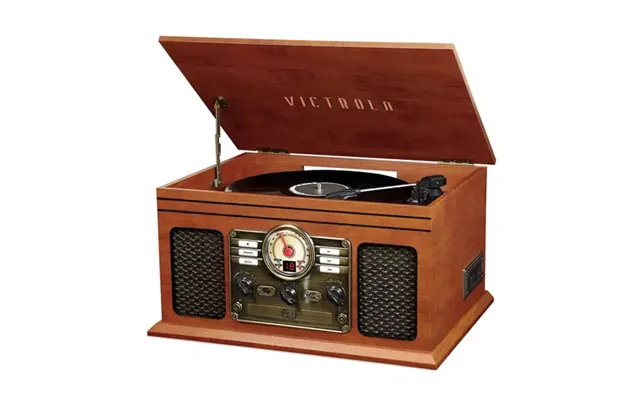 Victrola Quincy Belt-drive Audio Turntable Mahogany
