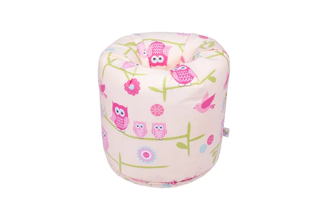 Bean Bag Chair Kids Bean Bags Printed Round Kiddies Beanbag With Carry Handle - Owls