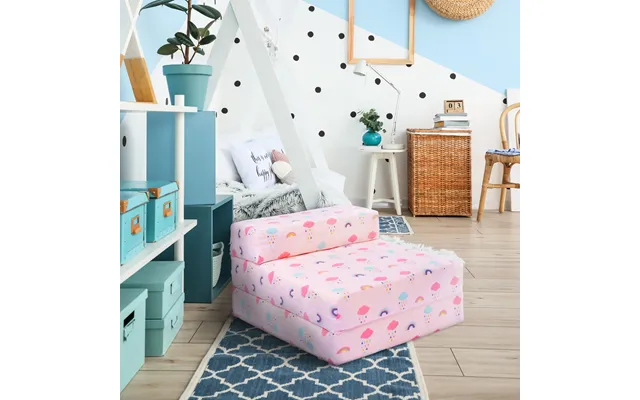 Kids Foldable Z Bed Mattress Kids Futon Sofa Bed Folding Mattress Sleeping Mattress