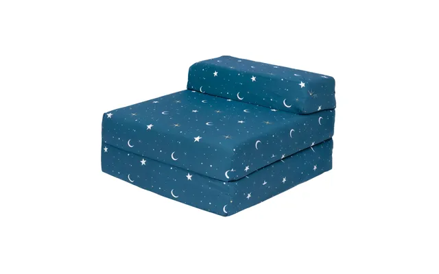 Kids Z Bed Kids Foldable Sofa Bed Guest Mattress Printed Chair Bed - Moonlight