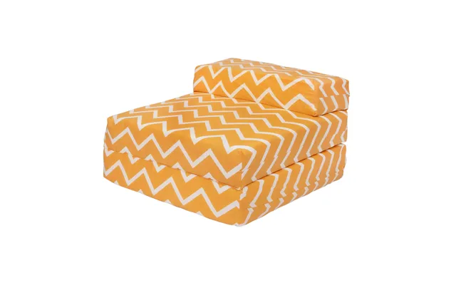 Kids Z Bed Kids Foldable Sofa Bed Guest Mattress Printed Chair Bed - Zigzag