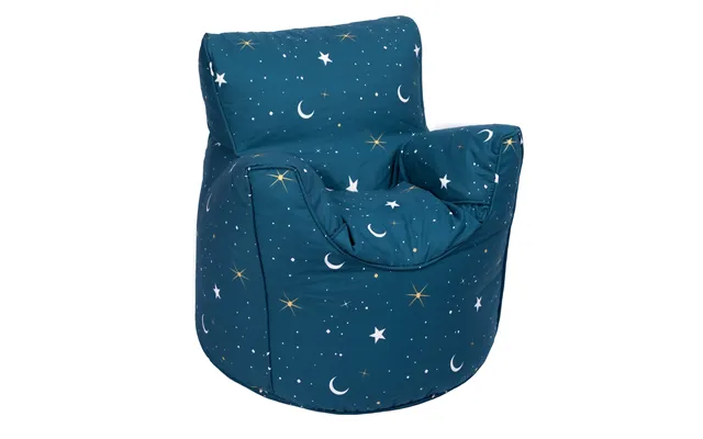 Printed Bean Bag Chair Kids Indoor Childrens Bean Bags Highback Pouffes - Moonlight