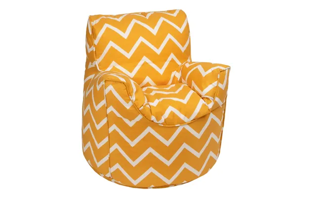 Printed Bean Bag Chair Kids Indoor Childrens Bean Bags Highback Pouffes - Zigzag