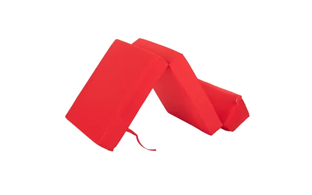 Single Z Bed For Kids Folding Mattress Bed Futon Sofa Bed Guest Mattress Foldable - Red