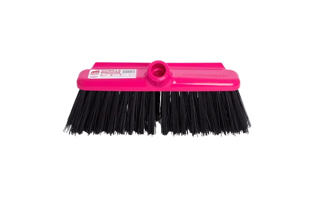 Gorilla Broom 30cm Hard Bristle Head Replacement Compact Heavy Duty Broom Head - Pink