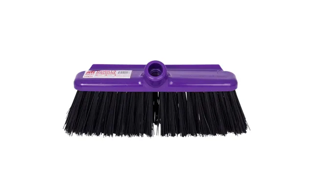 Gorilla Broom 30cm Hard Bristle Head Replacement Compact Heavy Duty Broom Head - Purple