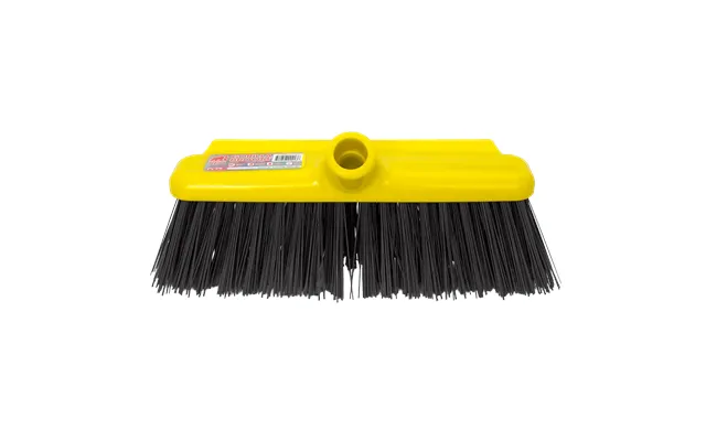 Gorilla Broom 30cm Hard Bristle Head Replacement Compact Heavy Duty Broom Head - Yellow