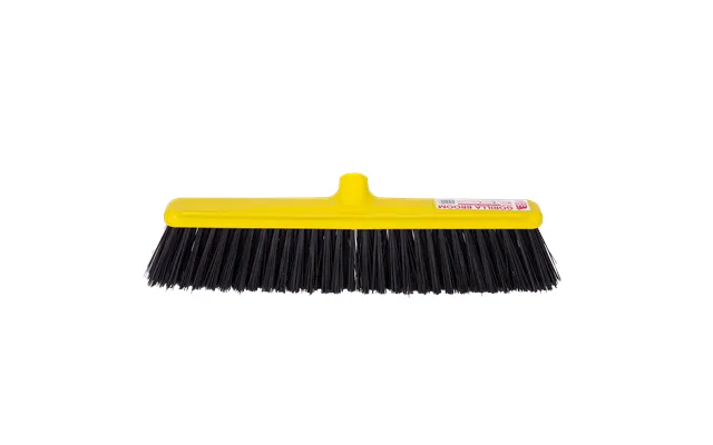 Gorilla Broom 50cm Hard Bristle Head Replacement Wide Heavy Duty Broom Head - Yellow