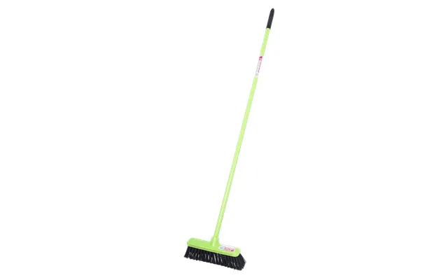 Gorilla Broom With Hard Bristle 30cm Head Heavy Duty Compact Cleaning Broom - Pistachio