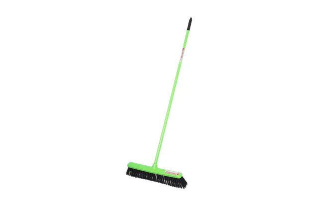Gorilla Broom With Hard Bristle 50cm Head Heavy Duty Wide Cleaning Broom - Pistachio