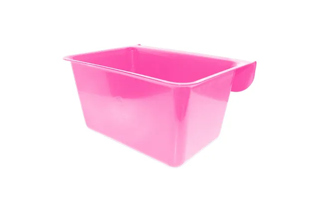 Gorilla Plas A1 Hanging Manger Lightweight Food Safe Stable Feeder - Pink