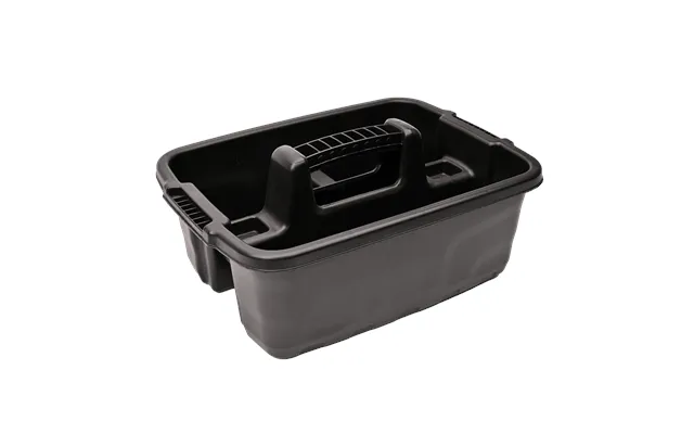 Gorilla Plas Tidee Tray Durable Stable And Yard Storage Carry Tray - Black