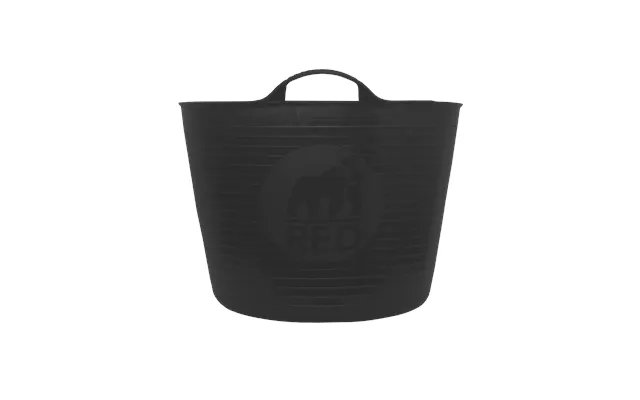 Gorilla Tub Large 38 Litres Heavy Duty Flexible Plastic Utility Tub - Black