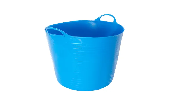 Gorilla Tub Large 38 Litres Heavy Duty Flexible Plastic Utility Tub - Blue