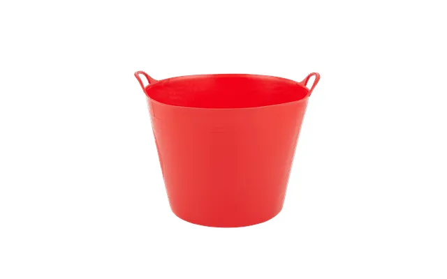 Gorilla Tub Medium 26 Litres Heavy Duty Flexible Plastic Utility Tub - Red
