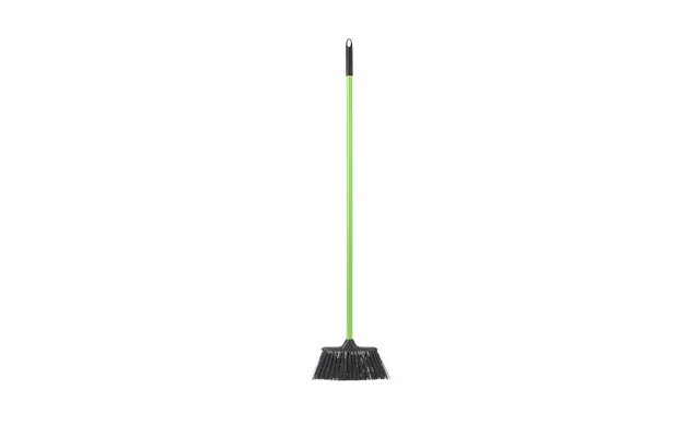 Poly Yard Broom Lightweight Narrow Profile Soft Bristle Yard And Site Broom - Pistachio