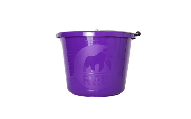 Premium Bucket 15 Litres Heavy Duty Recyclable Plastic Bucket For Professional And Everyday Use - Purple