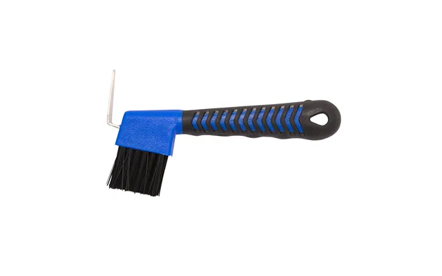Red Gorilla Hoof Pick With Brush - Blue