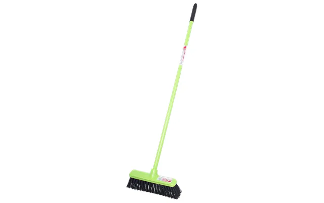 Small Gorilla Broom With Hard Bristle 30cm Head Compact Heavy Duty Cleaning Broom - Pistachio