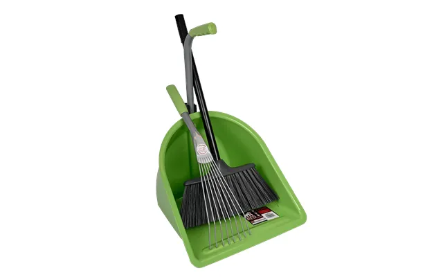 Teenie Tidee With Short Metal Rake & Broom Compact Cleaning Set For Smaller Hands - Pistachio