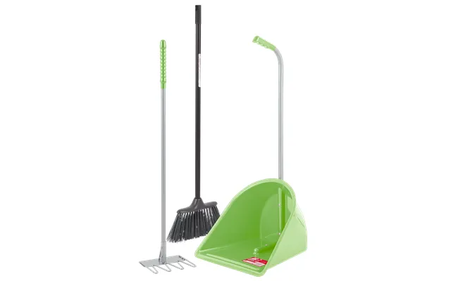 Tidee Companion Set Three Piece Stable And Yard Cleaning Tool Set - Pistachio