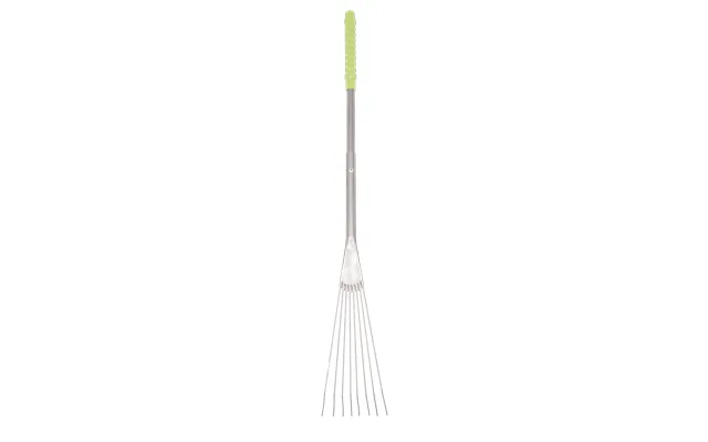 Tidee Metal Rake With Long Handle Heavy Duty Stable And Garden Rake - Pistachio