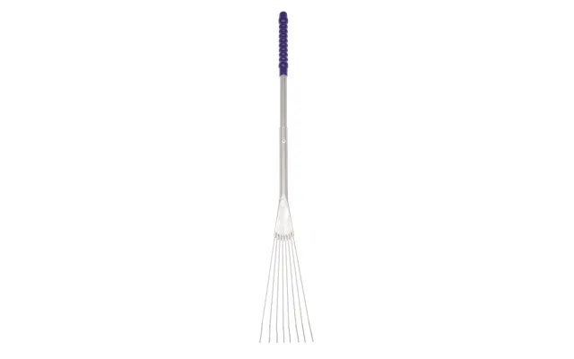 Tidee Metal Rake With Long Handle Heavy Duty Stable And Garden Rake - Purple