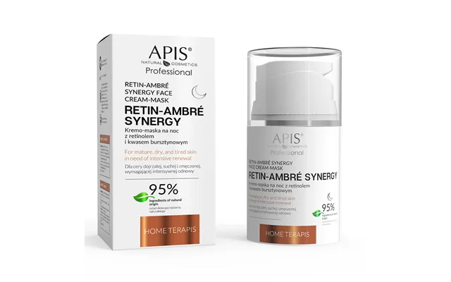 Apis Retin-ambre Synergy Home Terapis Night Cream-mask With Retinol And Succinic Acid 50ml