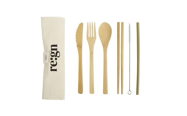 Bamboo Cutlery Travel Set