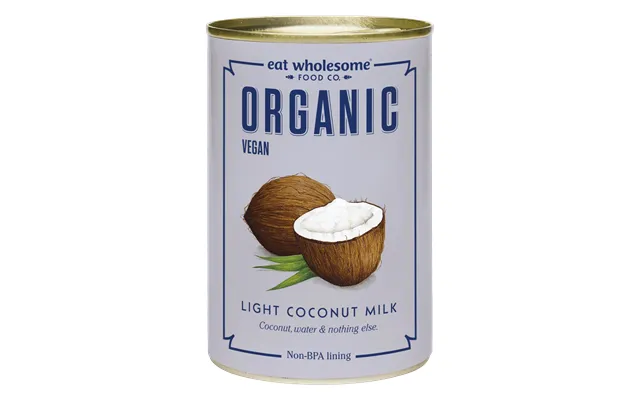 Eat Wholesome Organic Light Coconut Milk 400ml Smooth Vegan Coconut Milk
