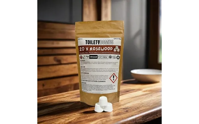 Eco Friendly Toilet Cleaning Bombs - 20 Pack