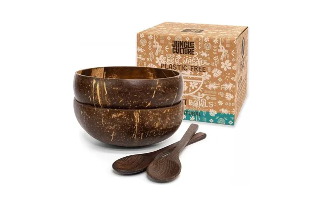 Eco-friendly Coconut Bowls & Spoons Set Of 2