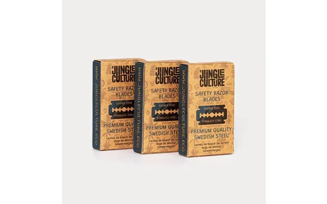 Jungle Culture Double Edge Safety Razor Blades - Single Eco Blade Safety Razor Blades, 100 Pack product image