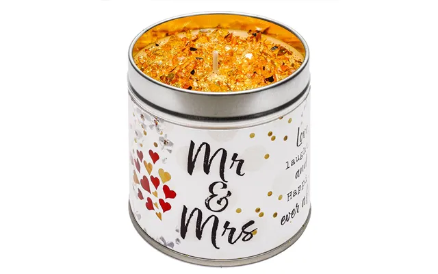 Just Because Candle Mr & Mrs Wedding Gift Candle