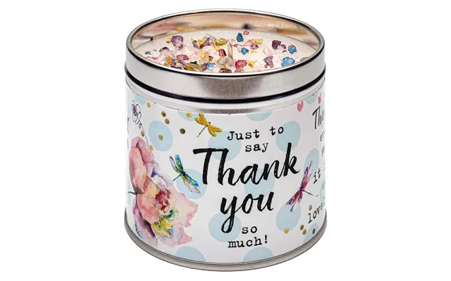 Just Because Candle Thank You So Much Classic Cotton Scent