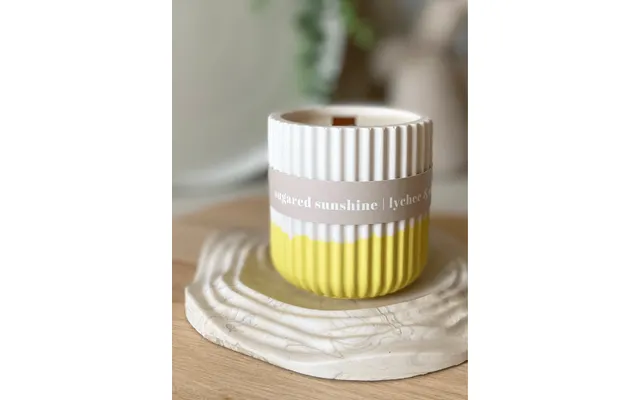 Lychee Stoneware Soy Candle Fresh Fruity Tropical Candle