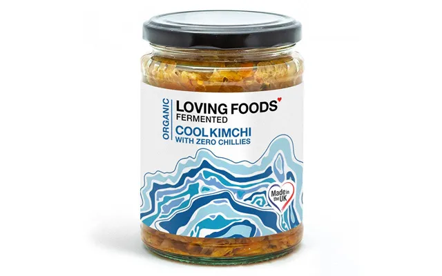 Organic Cool Kimchi Unpasteurised No Chilli Kimchi 475g Vegan